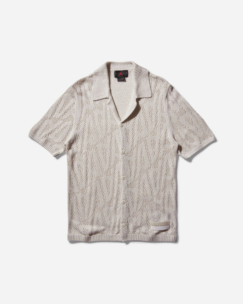 Skjorta Jordan Shooting Short Sleeve Shirt Beige | HF0534-030