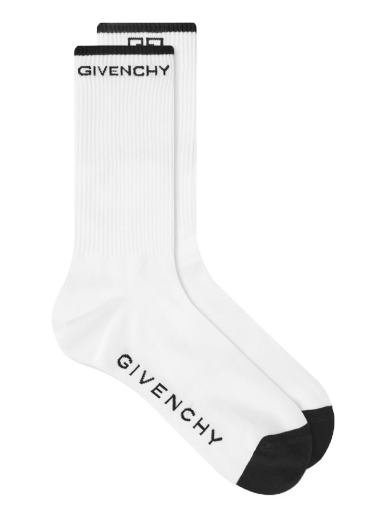 Strumpor Givenchy 4G Logo Socks Vit | BMB02A4037-116