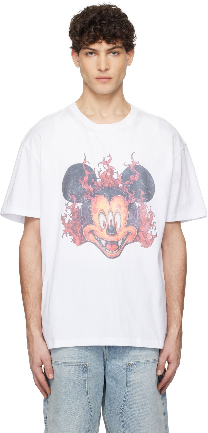 T-shirt Ksubi Ksubi Fuego Biggie Graphic T-Shirt Vit | MPS25TE044