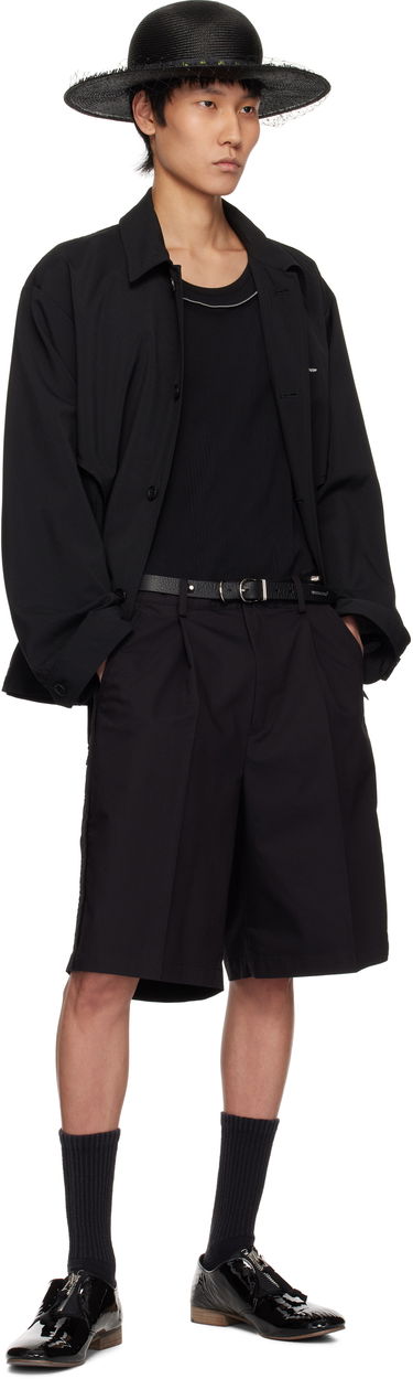 Shorts UNDERCOVER UNDERCOVER Pleated Shorts Svart | UP1E4506, 4