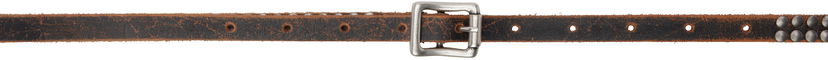 Bälten R13 R13 Studded Skinny Belt Brun | R13WA058-A009