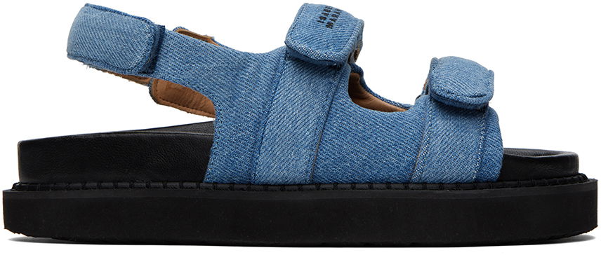 Sneakers och skor ISABEL MARANT Isabel Marant Madee Denim Sandals Svart | 23PSD0023FA-A1B89S, 0