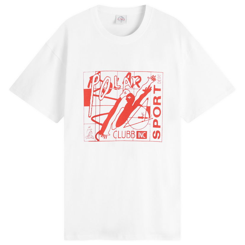 T-shirt Polar Skate Co. Clubb Inc Graphic T-Shirt - White Vit | PSC-W24-29