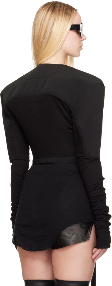 Jacka Rick Owens Rick Owens Hollywood Tight Blazer Svart | RO01E7275 PCVSJA, 2