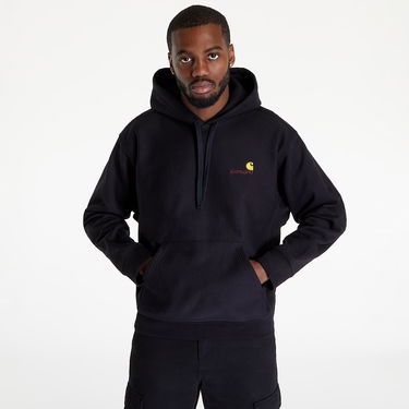 Sweatshirt Carhartt WIP Hooded American Script Svart | I028279.89.XX, 4