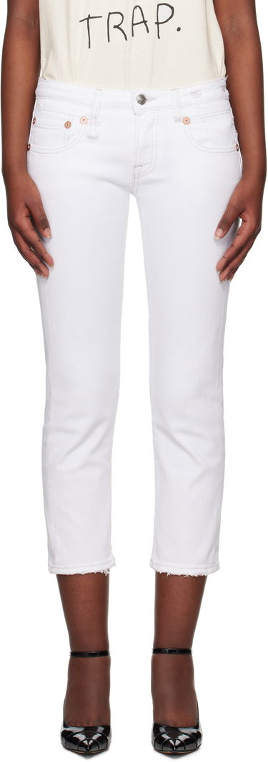 Jeans R13 R13 Boy Straight Cropped Jeans Vit | R13W0091-895A, 0