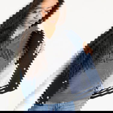 Bomberjacka Tommy Hilfiger Tommy Jeans Wool Varsity Bomber Jacket Mörkblå | DW0DW19320 C1G, 3