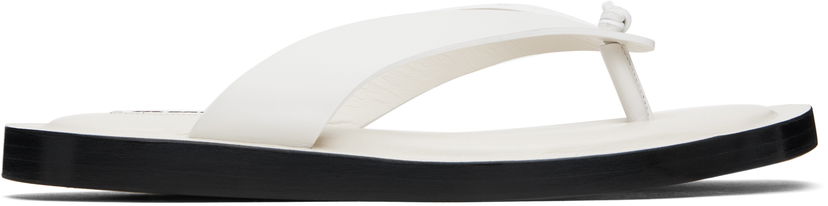 Kläder Jil Sander Jil Sander Thong Sandals Vit | J44WX0012_P4942