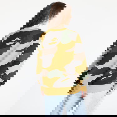 Sweater BAPE A BATHING APE Giant 1St Camo Crewneck Sweatshirt Gul | 001SWL301011MYEL, 2