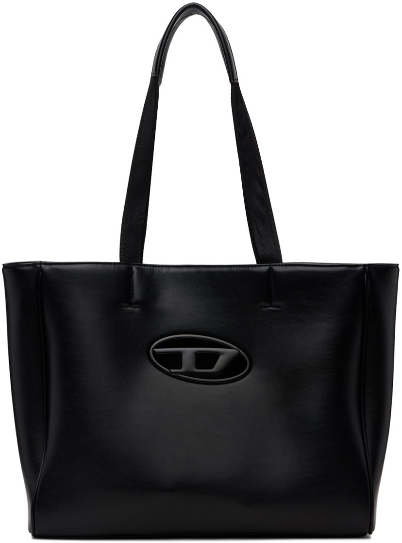 Tygpåse Diesel Faux Leather Tote Bag Svart | X10100-P5925-T8013