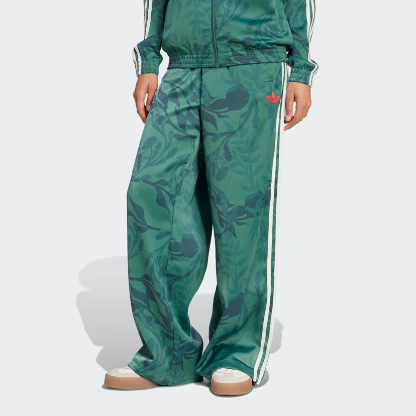 Byxor adidas Performance Italy Wide-Leg Track Pants Grön | JJ0346