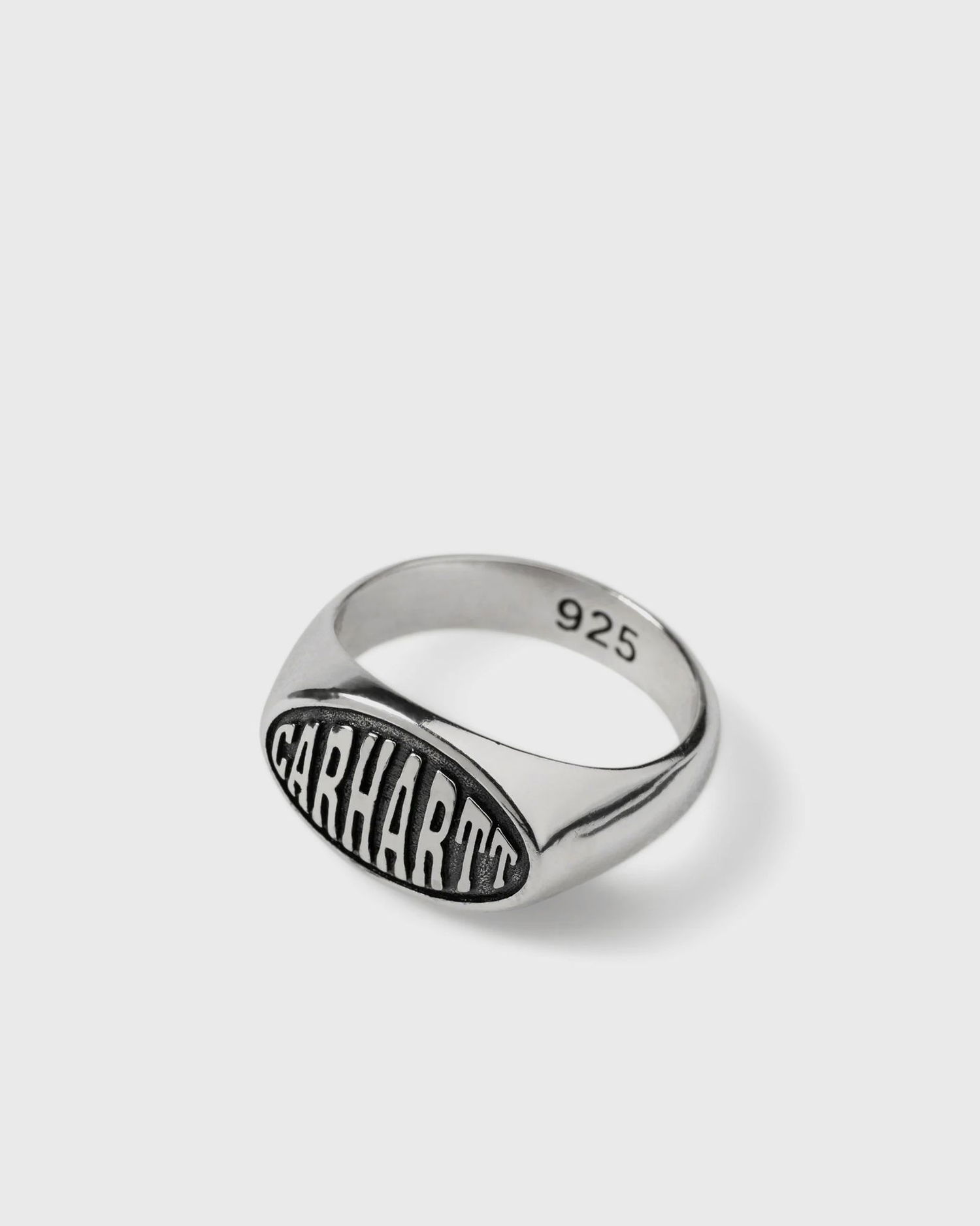 Ringa Carhartt WIP Silver Signet Ring Metallisk | I034754-95.XX, 1