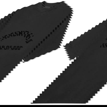 T-shirt Fear of God Essentials Printed Logo T-Shirt Svart | 125SP242004F, 0