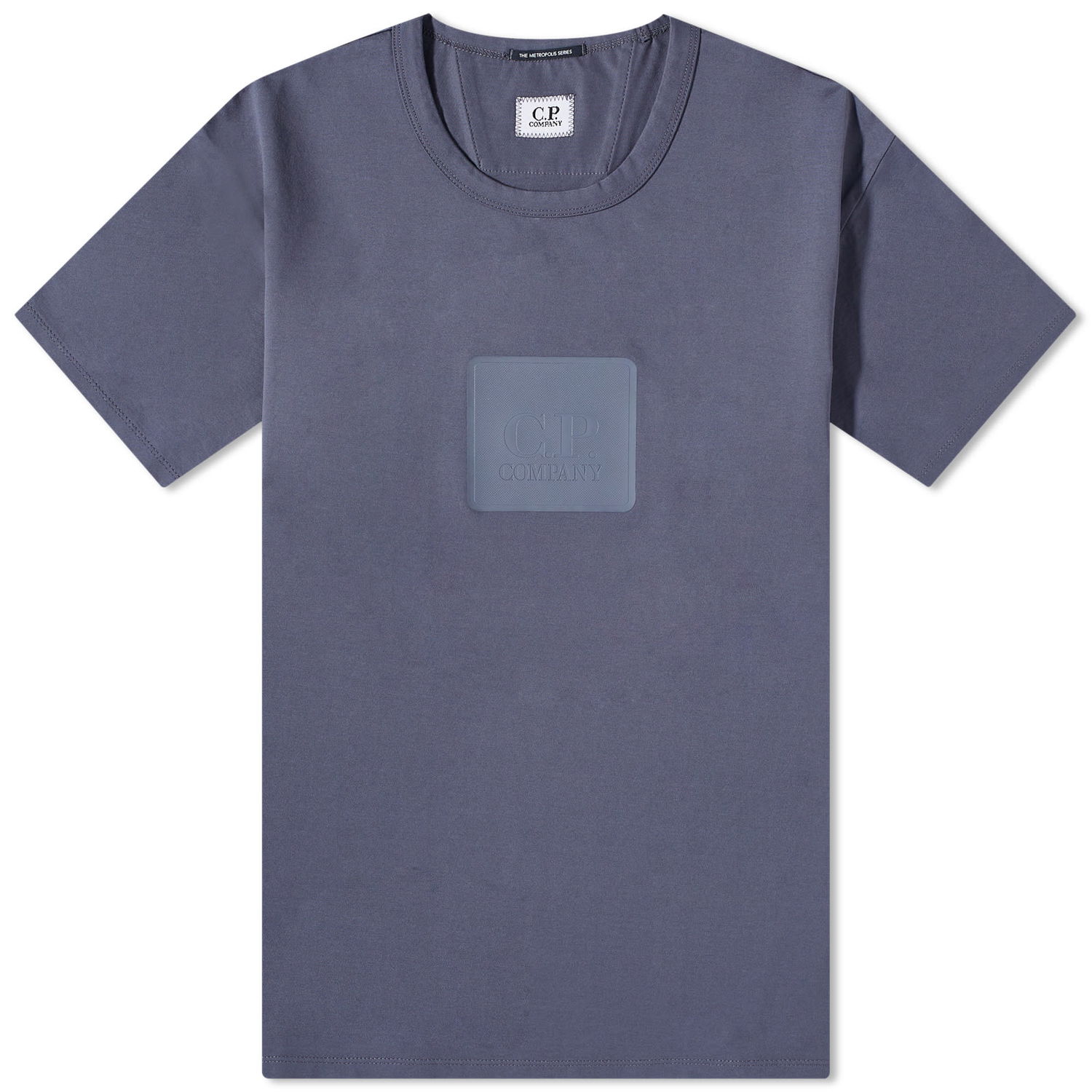 T-shirt C.P. Company Metropolis Patch Logo Tee Mörkblå | 14CMTS197A-006370W-884, 0