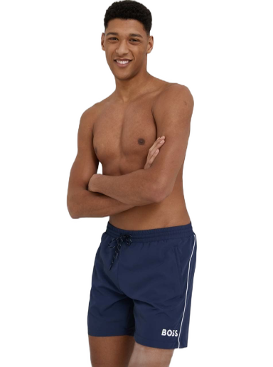 Badkläder BOSS Swim Shorts Mörkblå | 50469607