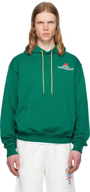 Sweatshirt Casablanca Casablanca Montagne Hoodie Grön | MPF25-JTP-292-03, 0