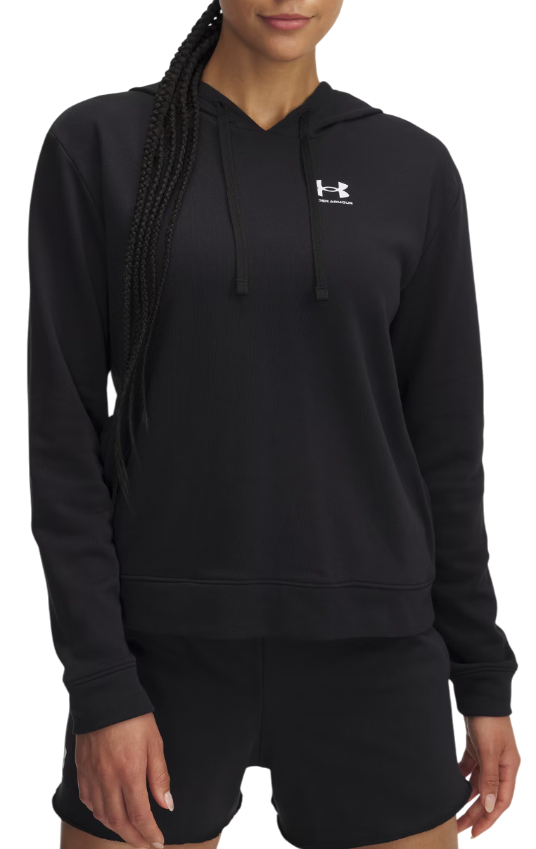 Sweatshirt Under Armour Under Armour Rival Terry Hoodie Svart | 6005511-001