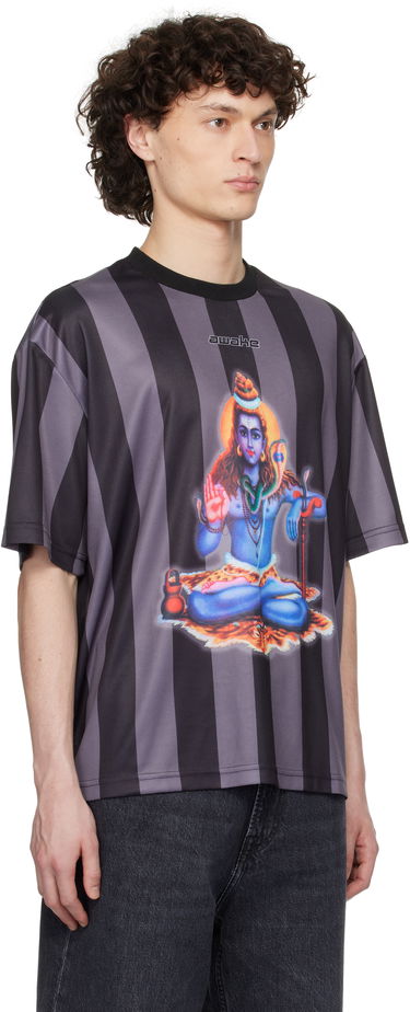 T-shirt Awake NY Awake NY Retro Soccer Jersey T-Shirt Svart | AWK-SP25-TP006, 1