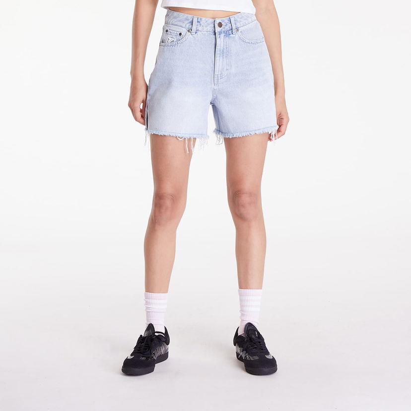 Shorts Karl Kani Og Slit Denim Shorts Light Blue Blå | KW242-032-1