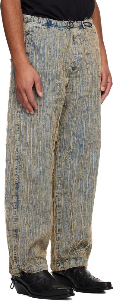 Jeans Diesel Relaxed D-Martial Frayed Drawstring Jeans Flerfärgad | A19277-0CMBZ-01, 1