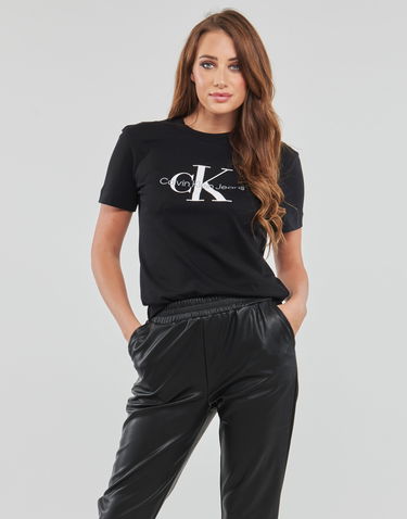 T-shirt CALVIN KLEIN CORE MONOGRAM REGULAR TEE Svart | J20J219142-BEH, 1