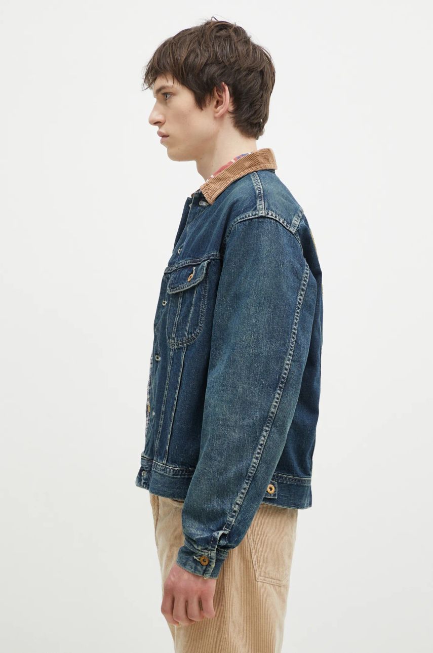 Bomberjacka Human Made Blanket Lined Denim Work Jacket Blå | HM28JK010, 1