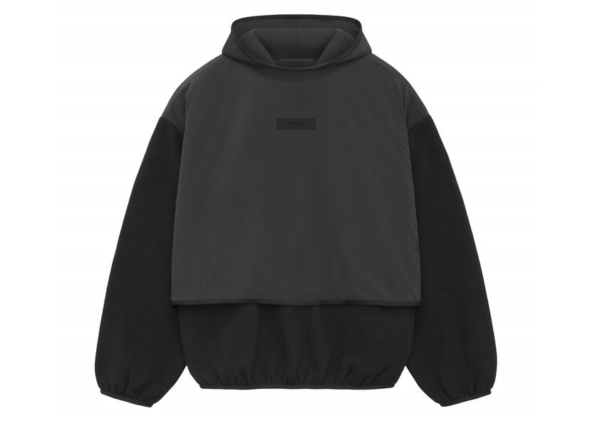 Sweatshirt Fear of God Core Collection Nylon Fleece Hooded Sweatshirt Black/ Black Svart | 202SU244320F