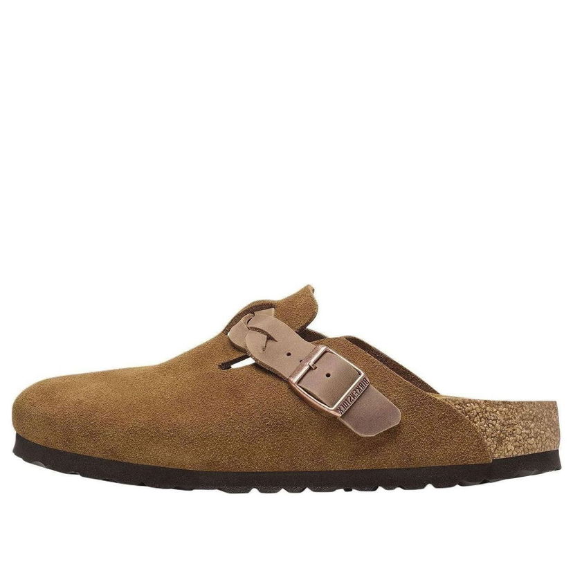 Sneakers och skor Birkenstock Braided Suede Leather Sandals Narrow Fit Brun | 1026713