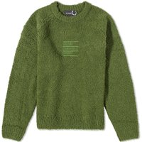 Sweater Fred Perry Raf Simons x Fluffy Crewneck Grön | SK6518-M26, 1