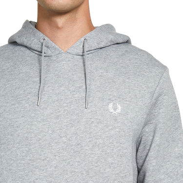 Sweatshirt Fred Perry Tipped Hooded Sweatshirt Grå | M2643-R49, 2
