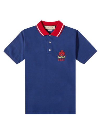 Polotröja Gucci Pablo Delcielo Logo Polo Mörkblå | 700272-XJEMS-4795