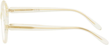 Solglasögon Loewe Chunky Rounded Frame Glasses Beige | LW50100UW50032 192337225307, 2