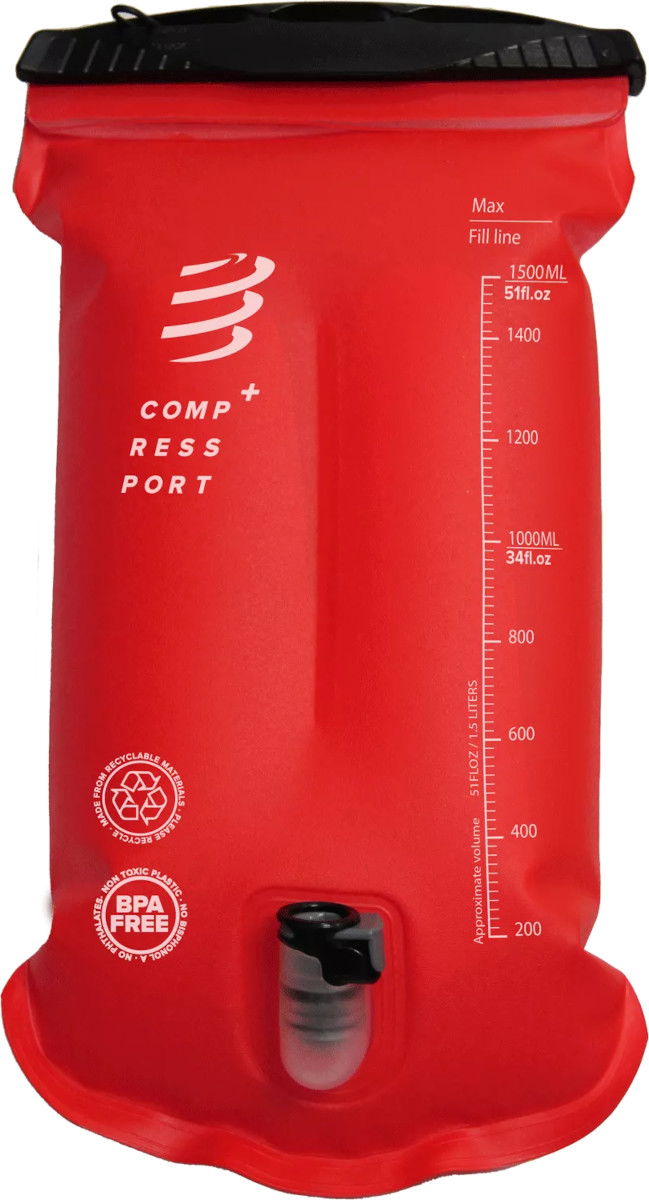 Dricksflaska Compressport Hydration Bag 1.5L Röd | xbpu3813052