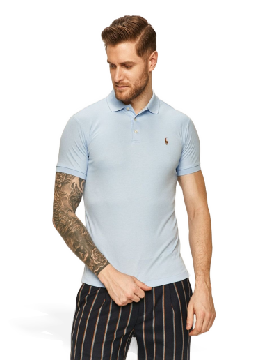 Polotröja Polo by Ralph Lauren Polo Shirt Blå | 710685514004