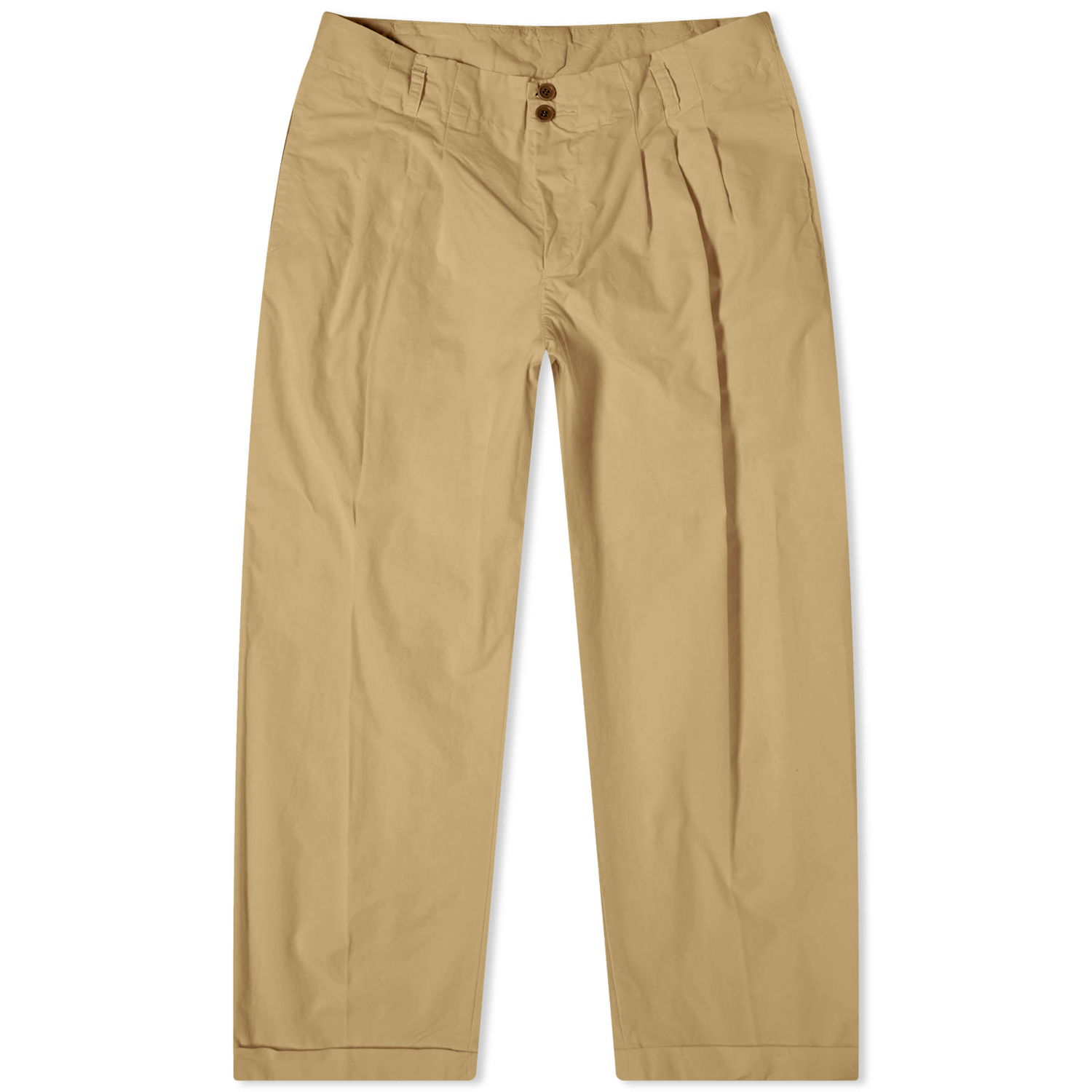 Byxor YMC Keaton Trousers Beige | Q4AZG-20, 0
