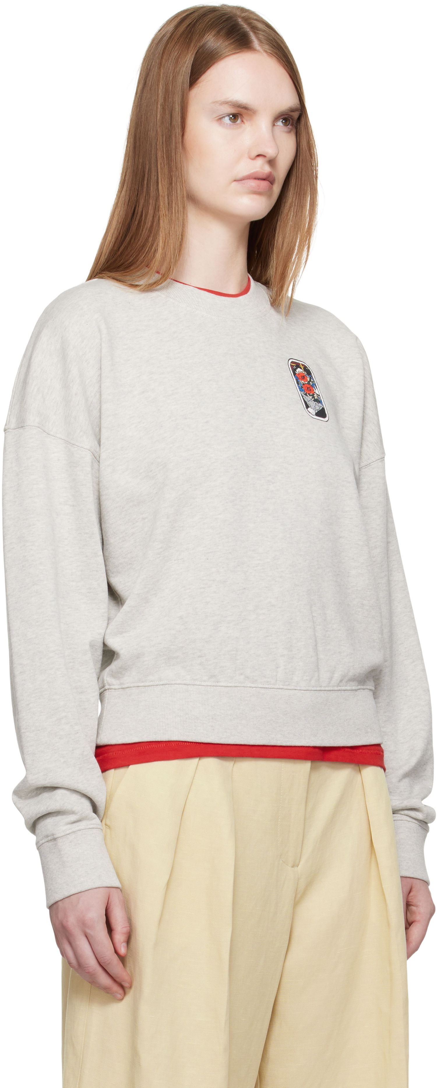 Sweatshirt KENZO Kenzo Paris 'KENZO City' Short Sweatshirt Grå | FF62SW1524MF, 1
