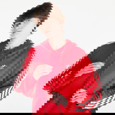 Sweatshirt adidas Originals 3 S Hoodie Os Red Röd | IN8397, 2