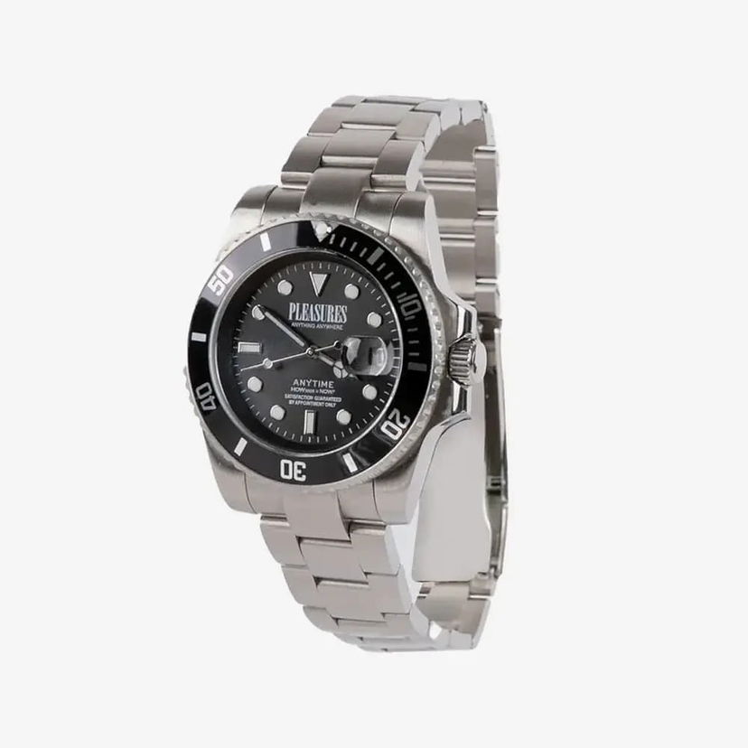 Klocka Pleasures Anytime Watch Universal Metallisk | P25F064-BLACK