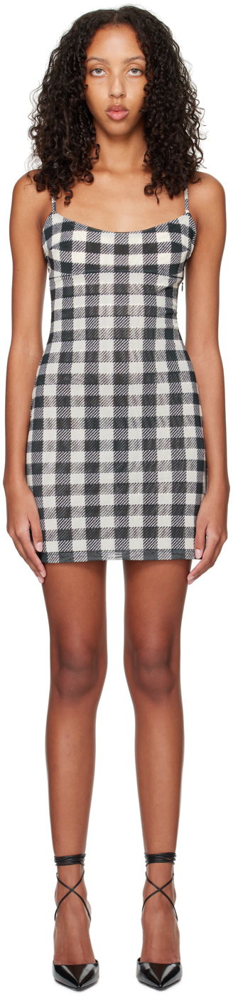 Klä Miaou Miaou Anya Gingham Mini Dress Flerfärgad | 5026PM1TAT