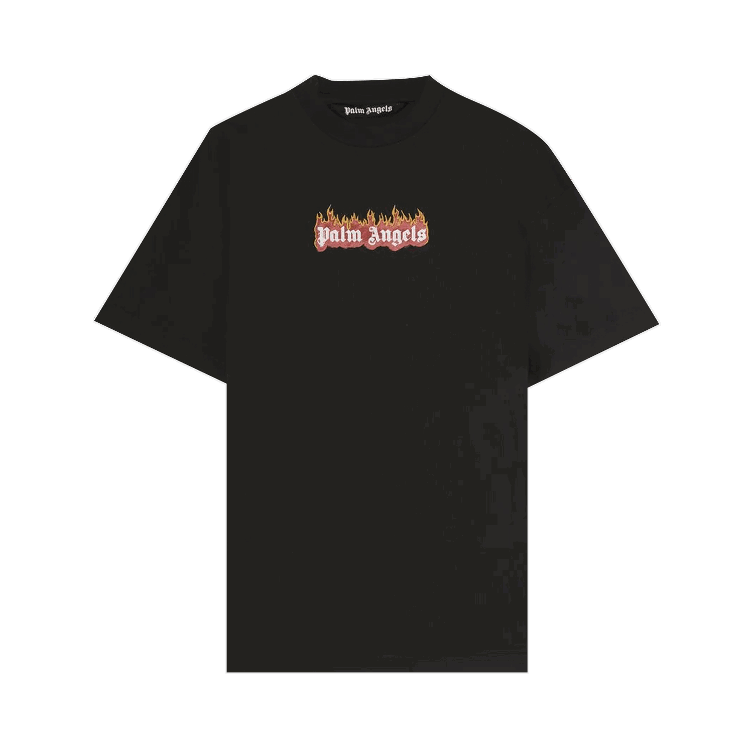 T-shirt Palm Angels Burning Logo Tee Svart | PMAA072F22JER0041001, 0