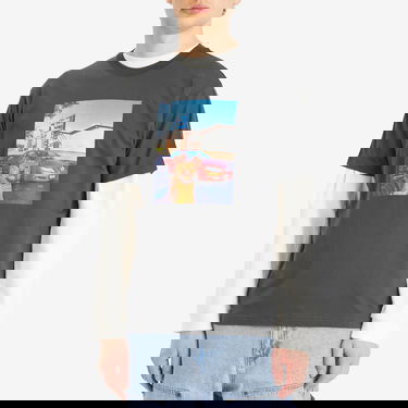 T-shirt Dime Dime Selfie Graphic T-Shirt, Size Large Grå | DIMESP2558BLK, 2