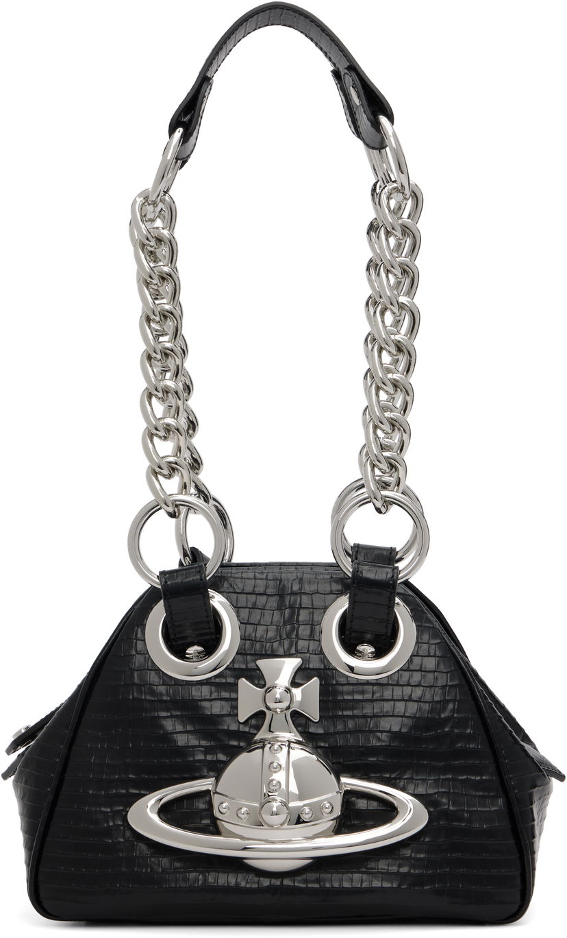 Handväska Vivienne Westwood Vivienne Westwood Archive Orb Chain Handbag Svart | 46020008W-L00C0-