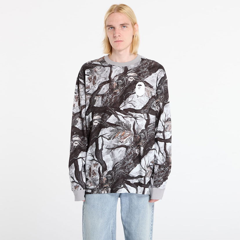 T-shirt BAPE Tree Edge Camo Relaxed Fit Long-Sleeve T-Shirt XXL Flerfärgad | 001LTL801011MWHT