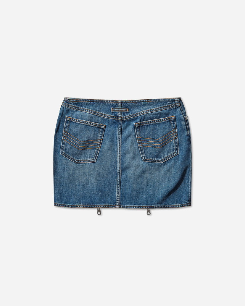 Kjol Jean Paul Gaultier Zipped Denim Skirt Blå | 2504WSK023D025 57