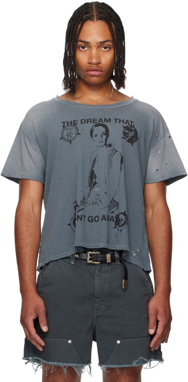 T-shirt Enfants Riches Déprimés Enfants Riches Déprimés 'Dream That Won't Go Away' Distressed Graphic T-Shirt Grå | 010-819, 0