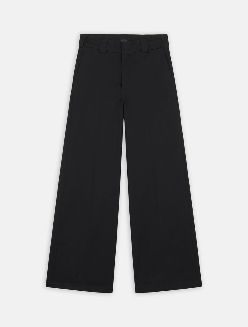 Byxor Dickies Wide Leg Work Trousers Svart | 0A4YSE