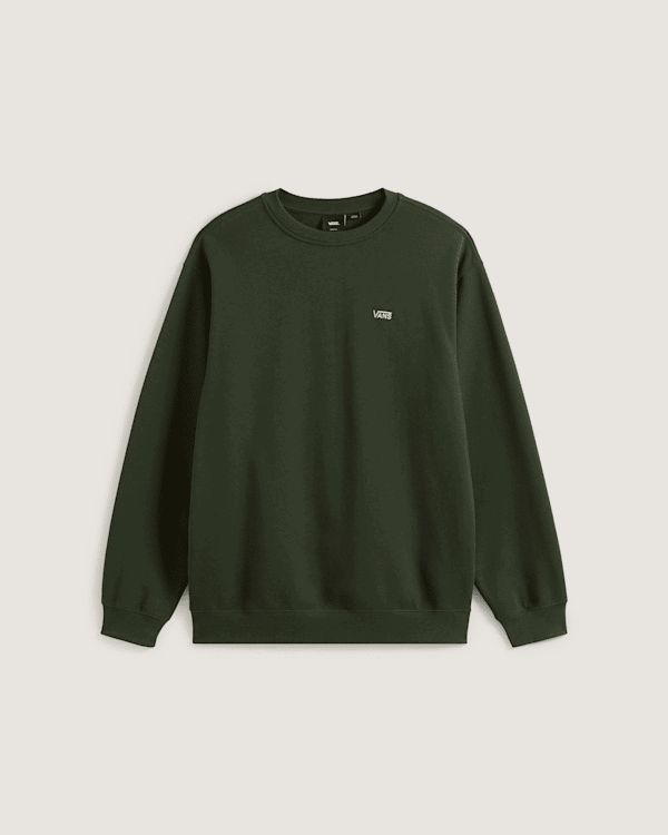 Sweatshirt Vans Left Chest II Crewneck Sweatshirt Grön | VN000P20EMU, 0