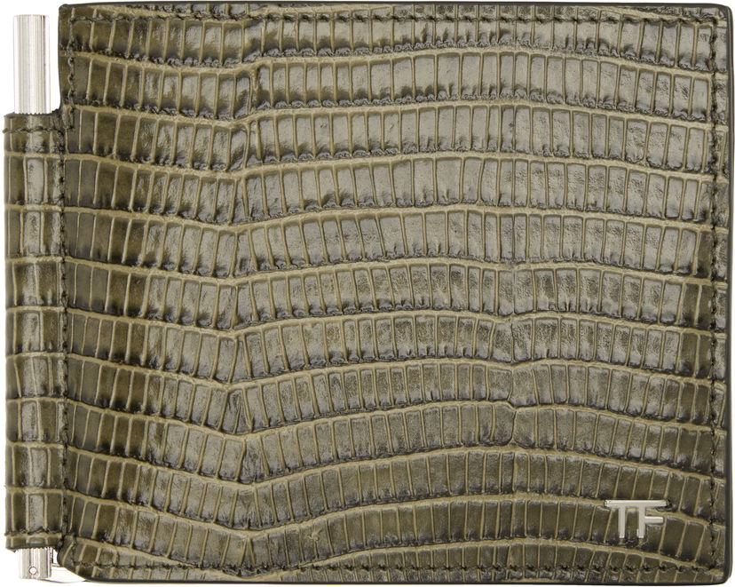 Plånbok Tom Ford TOM FORD T Line Money Clip Wallet Grön | YM231-LCL483S