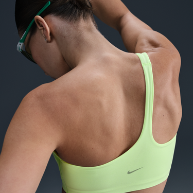 Behå Nike Zenvy Asymmetrical Light-Support Padded Sports Bra Grön | HQ9182-701, 3
