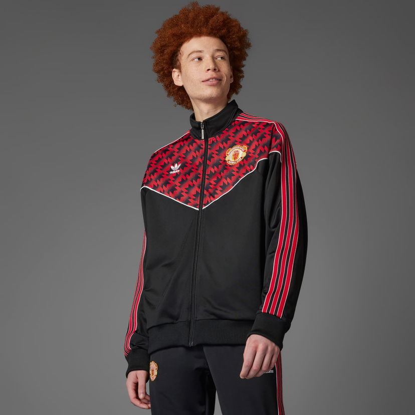 Träningsoverall adidas Performance Manchester United '91 Track Jacket Svart | JF0373